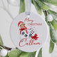 Personalised Christmas Tree Hanging Ornament Decoration Gamer Elf