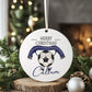Football Themed Personalised Christmas Ornament – Custom Tree Decoration for Children