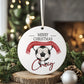 Football Themed Personalised Christmas Ornament – Custom Tree Decoration for Children