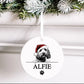 Personalised Christmas Dog Hanging Ornament – Over 100 Breeds
