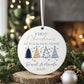 Custom First Christmas in New Home Ornament – Personalised Tree Decoration Keepsake