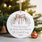 Personalised Christmas Ornament – Custom Tree Decoration For First Christmas New Home