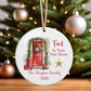 Personalised Christmas Ornament – Custom Tree Decoration For First Christmas New Home