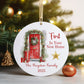 Personalised Christmas Ornament – Custom Tree Decoration For First Christmas New Home
