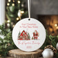 Personalised Christmas Ornament – Custom Tree Decoration For First Christmas New Home