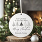 Personalised Christmas Ornament – Custom Tree Decoration For First Christmas New Home