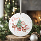 Personalised Christmas Tree Ornament Decoration Santa & Friends