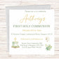First Holy Communion Invitations