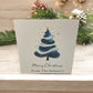 Personalised Christmas Card Pack Navy Christmas Tree 10, 20, 30, 40, 50