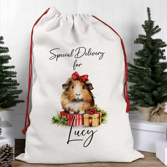 christmas santa sack with name