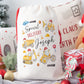 Personalised Santa Sack for Children, Construction Diggers