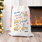 Personalised Santa Sack for Children, Construction Diggers