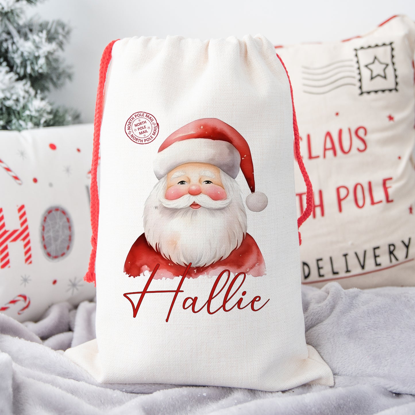 Personalised Santa Sack for Children, Santa Claus