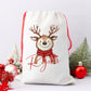Personalised Santa Sack for Children Reindeer Design