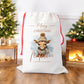 Personalised Santa Sack for Children Giraffe Design