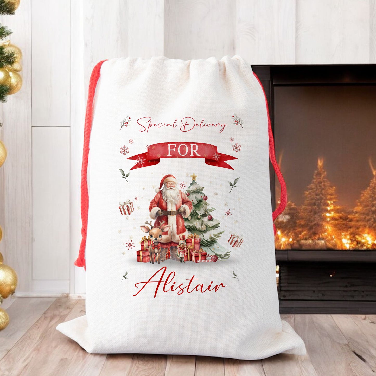 Personalised Santa Sack, Gift Sack for Kids or Adults