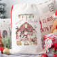 Personalised Santa Sack, Gift Sack for Kids or Adults, Farm Animals Barn