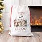 Personalised Santa Sack, Gift Sack for Kids or Adults, Woodland Animals