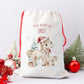 Personalised Santa Sack, Gift Sack for Kids or Adults, Ponies