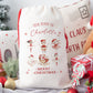Personalised Santa Sack, Gift Sack for Kids or Adults, Ballerina & Friends