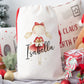 Personalised Santa Sack, Gift Sack for Kids or Adults, Ballerina