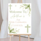 First Holy Communion Welcome Sign, Personalised Party Decor