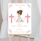 First Holy Communion Welcome Sign, Personalised Party Decor