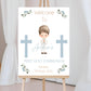 First Holy Communion Welcome Sign, Personalised Party Decor