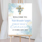 First Holy Communion Welcome Sign, Personalised Party Decor