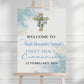 First Holy Communion Welcome Sign, Personalised Party Decor