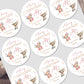 Christmas Stickers for Children's Gift Wrapping, Personalised With Name Reindeer