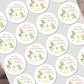 Christmas Stickers for Children's Gift Wrapping, Personalised With Name - Dinosaurs