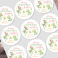 Christmas Stickers for Children's Gift Wrapping, Personalised With Name - Dinosaurs