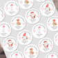 Personalised Children's Christmas Stickers for Gift Wrapping