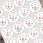 Personalised Children's Christmas Stickers for Gift Wrapping