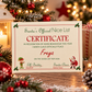 Personalised Santa Nice List Certificate