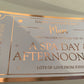 Personalised Mother's Day Card Foil Voucher, Spa Day, Afternoon Tea