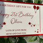 Personalised Birthday Card Foil Voucher Ticket, Surprise Reveal, Spa Day, Experience, Afternoon Tea