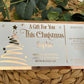 Personalised Foil Christmas Card, Surprise Reveal Scratch Off Ticket, Custom Holiday Greeting with Scratch-to-Reveal Message