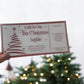Personalised Foil Christmas Card, Surprise Reveal Scratch Off Ticket, Custom Holiday Greeting with Scratch-to-Reveal Message
