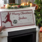 Personalised Foil Christmas Card, Football Surprise Reveal Scratch Off Ticket, Custom Holiday Greeting with Scratch-to-Reveal Message
