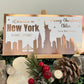 Personalised Christmas Foil Ticket Travel Voucher New York
