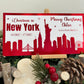 Personalised Christmas Foil Ticket Travel Voucher New York