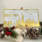 Personalised Christmas Foil Ticket Travel Voucher New York