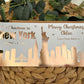 Personalised Christmas Foil Ticket Travel Voucher New York
