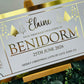 Personalised Foil Christmas Card, Surprise Reveal Holiday, Day Out, Lunch