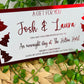 Personalised Foil Christmas Card, Surprise Foil Voucher Overnight Stay, Weekend Away