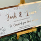 Personalised Foil Christmas Card, Surprise Foil Voucher Concert, Meal for 2