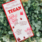 Personalised Foil Christmas Card, Surprise Reveal Scratch Off Ticket, Santa Claus