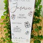 Personalised Foil Christmas Card, Surprise Reveal Scratch Off Ticket, Overnight Stay, Meal